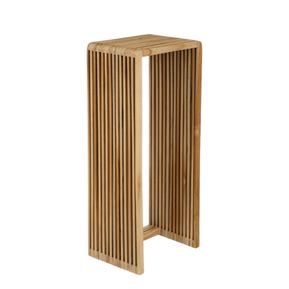 Yonker Plantentafel - Set van 2 - L35 x B25 x H80 cm - Gerecycled Hout - Bruin