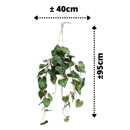 Viola Kunst Hangplant 95cm