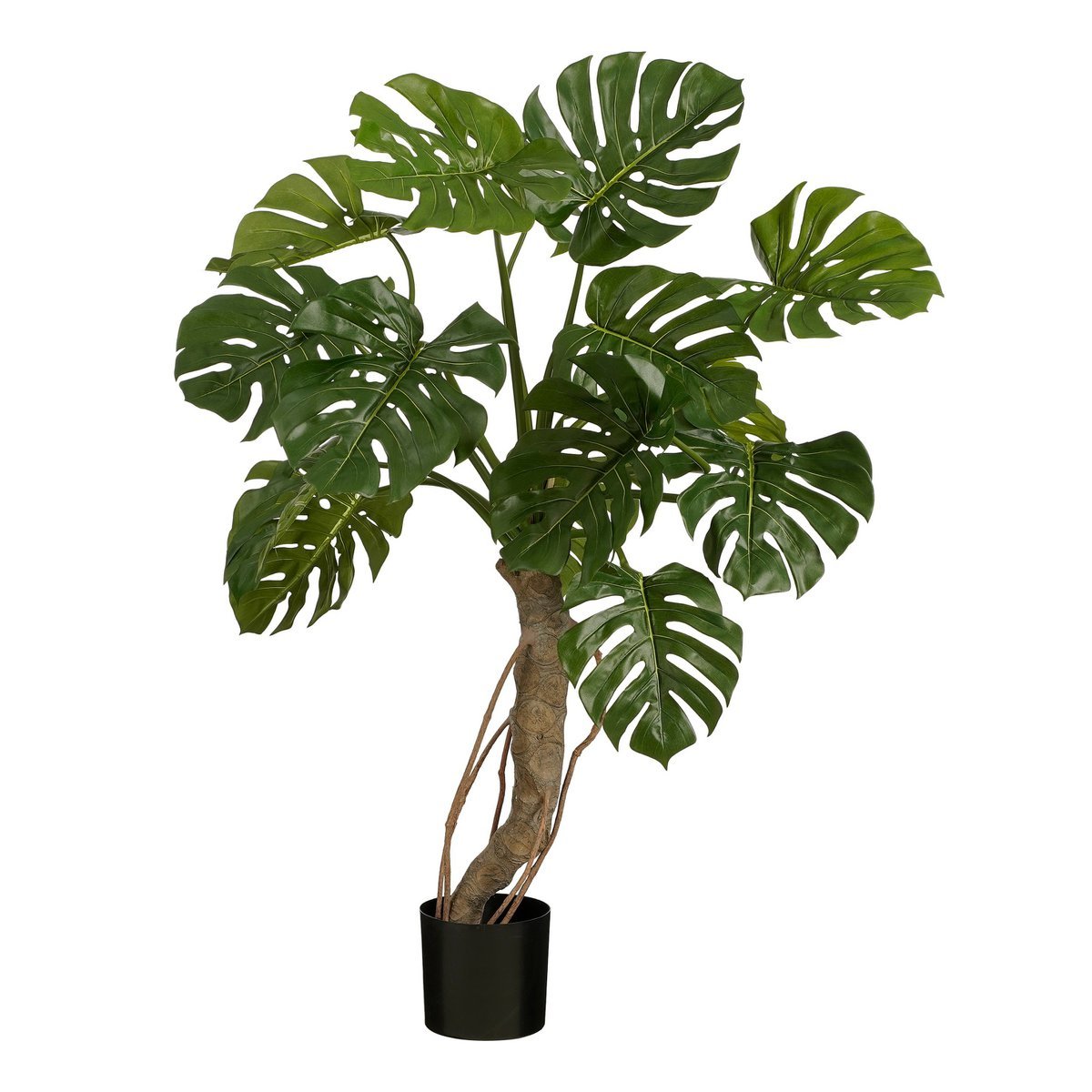 Monstera Kunstplant - H135 x Ø100 cm - Groen