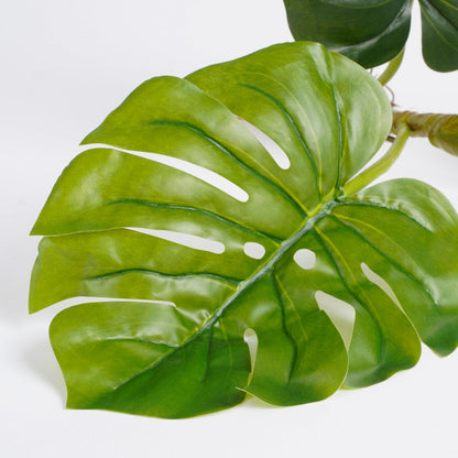 Monstera Kunstplant - L12 x B21 x H54 cm - Groen