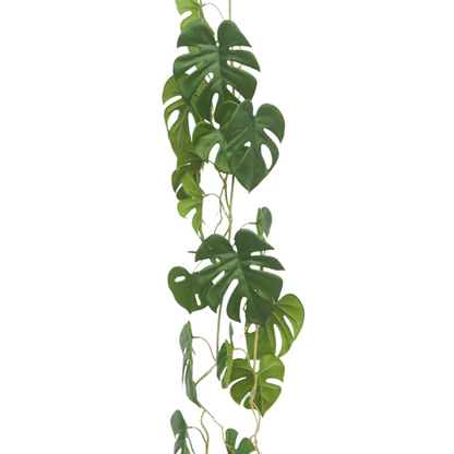 3st. Monstera Kunstslinger 120cm (Guirlande)