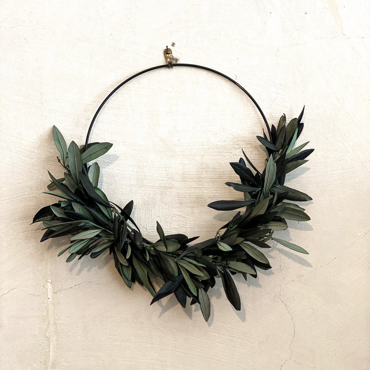 Preserved Olive Branch Wreath - Up to Three Bunches in One Beautiful Wreath