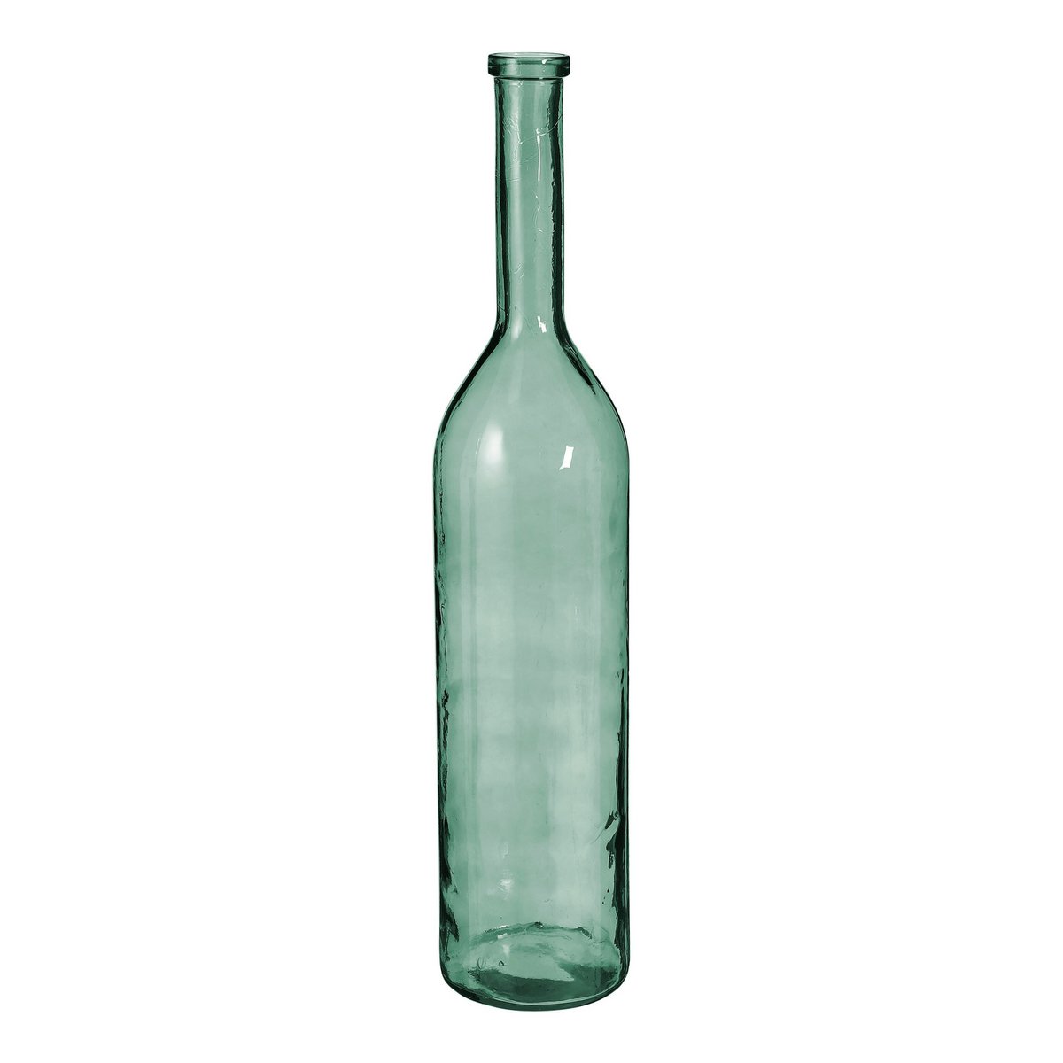 Rioja Fles Vaas - H100 x Ø21 cm - Gerecycled Glas - Groen