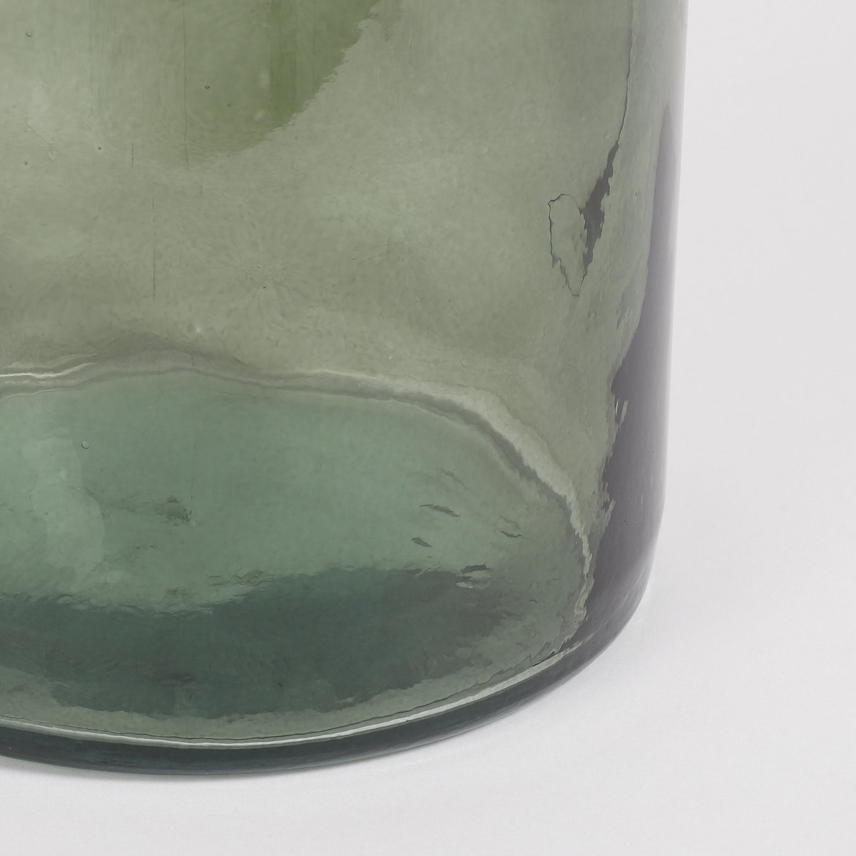 Rioja Fles Vaas - H100 x Ø21 cm - Gerecycled Glas - Groen