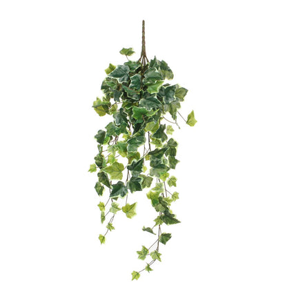 Hedera Kunst Hangplant - H71 cm - Groen Bont