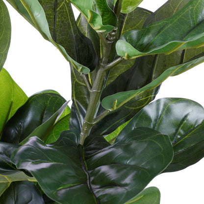 Ficus Lyrata Kunstplant - H75 x Ø60 cm - Groen