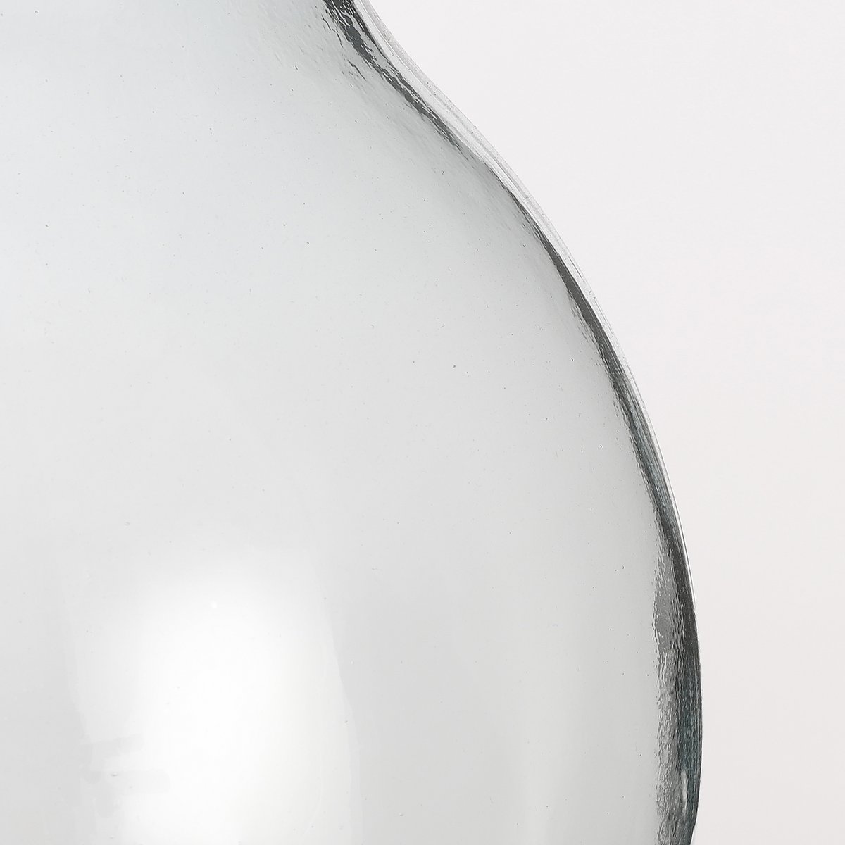 Olly Vaas - H38 x Ø29 cm - Gerecycled Glas - Transparant