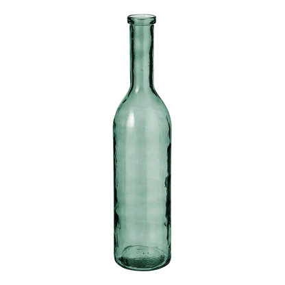 Rioja Fles Vaas - H75 x Ø18 cm - Gerecycled Glas - Groen