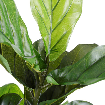 Ficus Lyrata Kunstplant - H75 x Ø60 cm - Groen