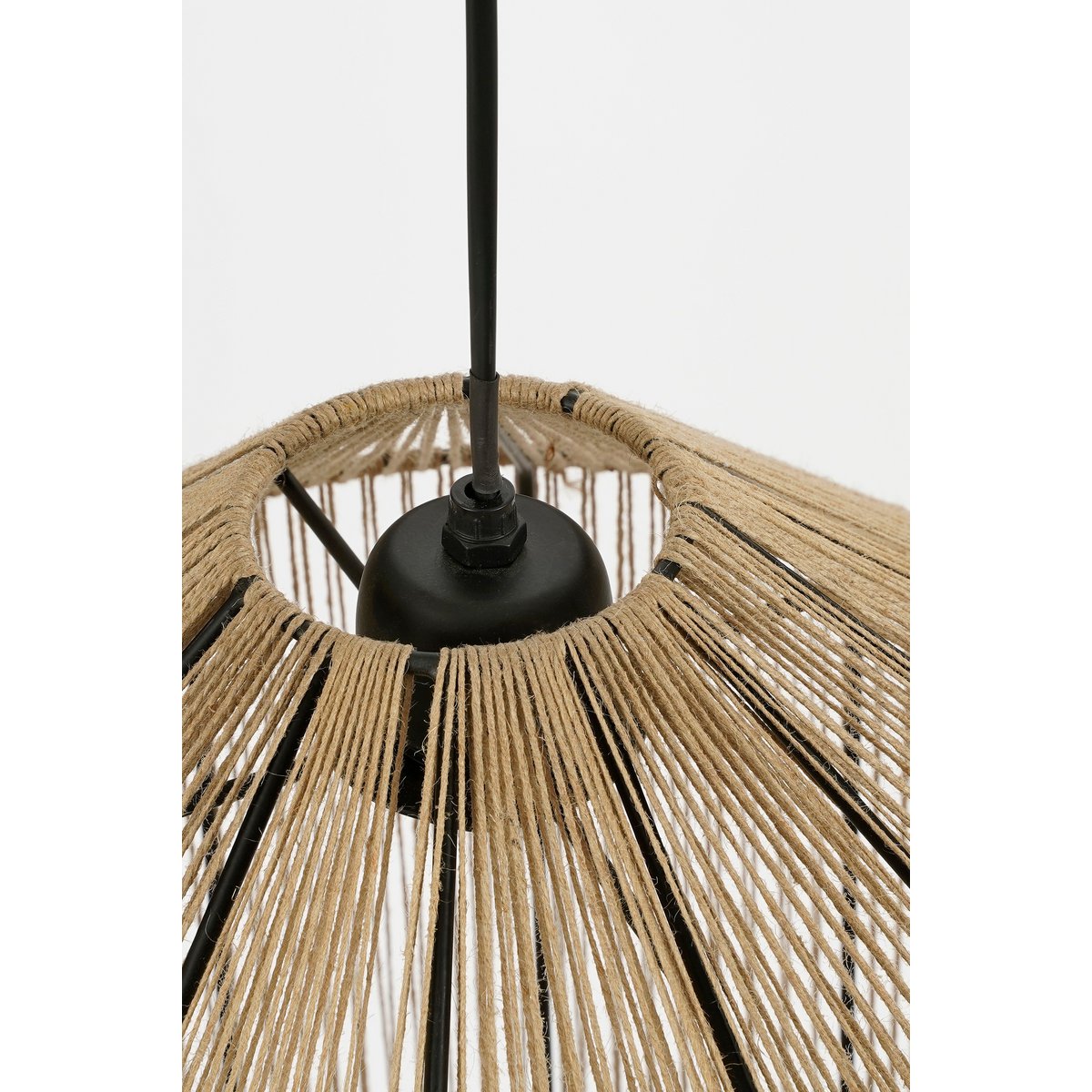 Elsa Hanglamp - H49 x Ø35 cm - Jute - Lichtbruin