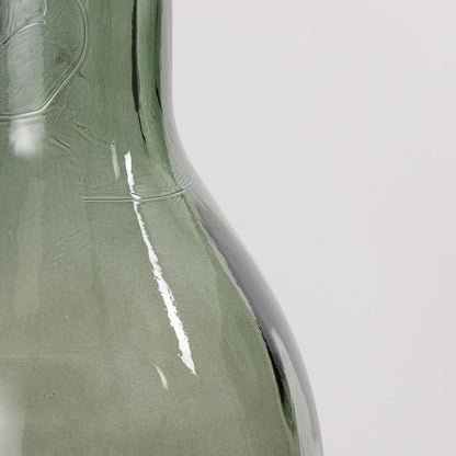 Rioja Fles Vaas - H50 x Ø15 cm - Gerecycled Glas - Groen