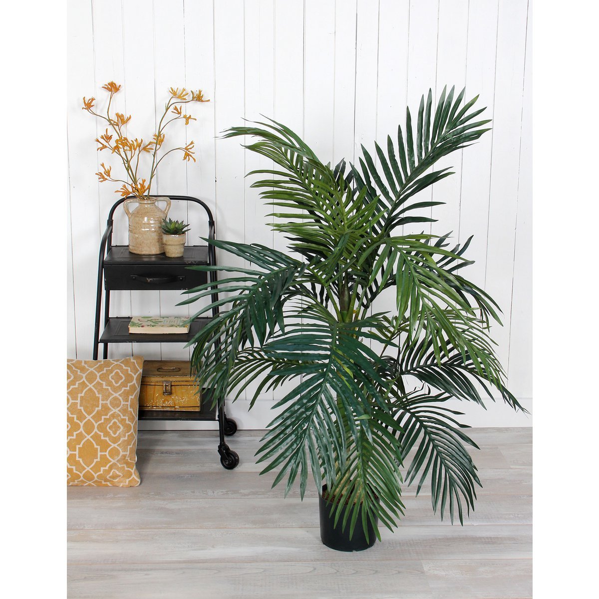 Areca palm Kunstplant - H120 x Ø100 cm - Groen