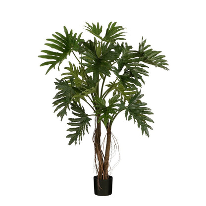 Philodendron Kunstplant - H140 x Ø110 cm - Groen