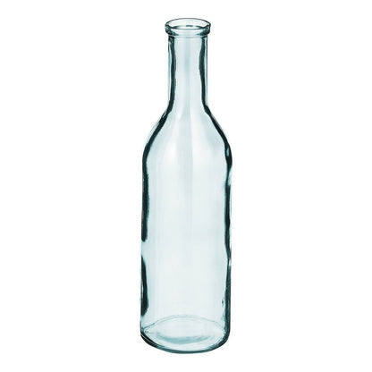 Rioja Fles Vaas - H50 x Ø15 cm - Gerecycled Glas - Transparant