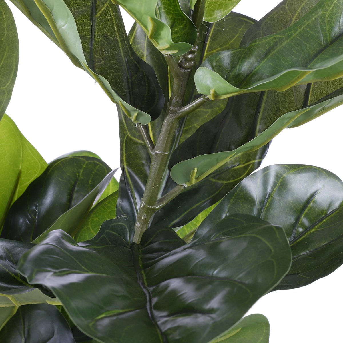 Ficus Lyrata Kunstplant - H100 x Ø60 cm - Groen