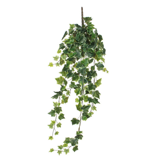 Hedera Kunst Hangplant - H86 cm - Groen Bont