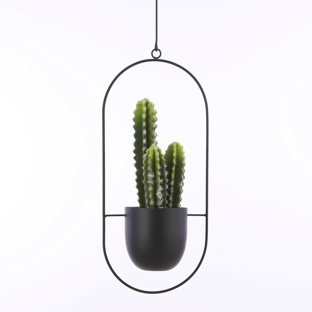 Dexter Bloempot Hangend - L24 x B14 x H83 cm - Zwart